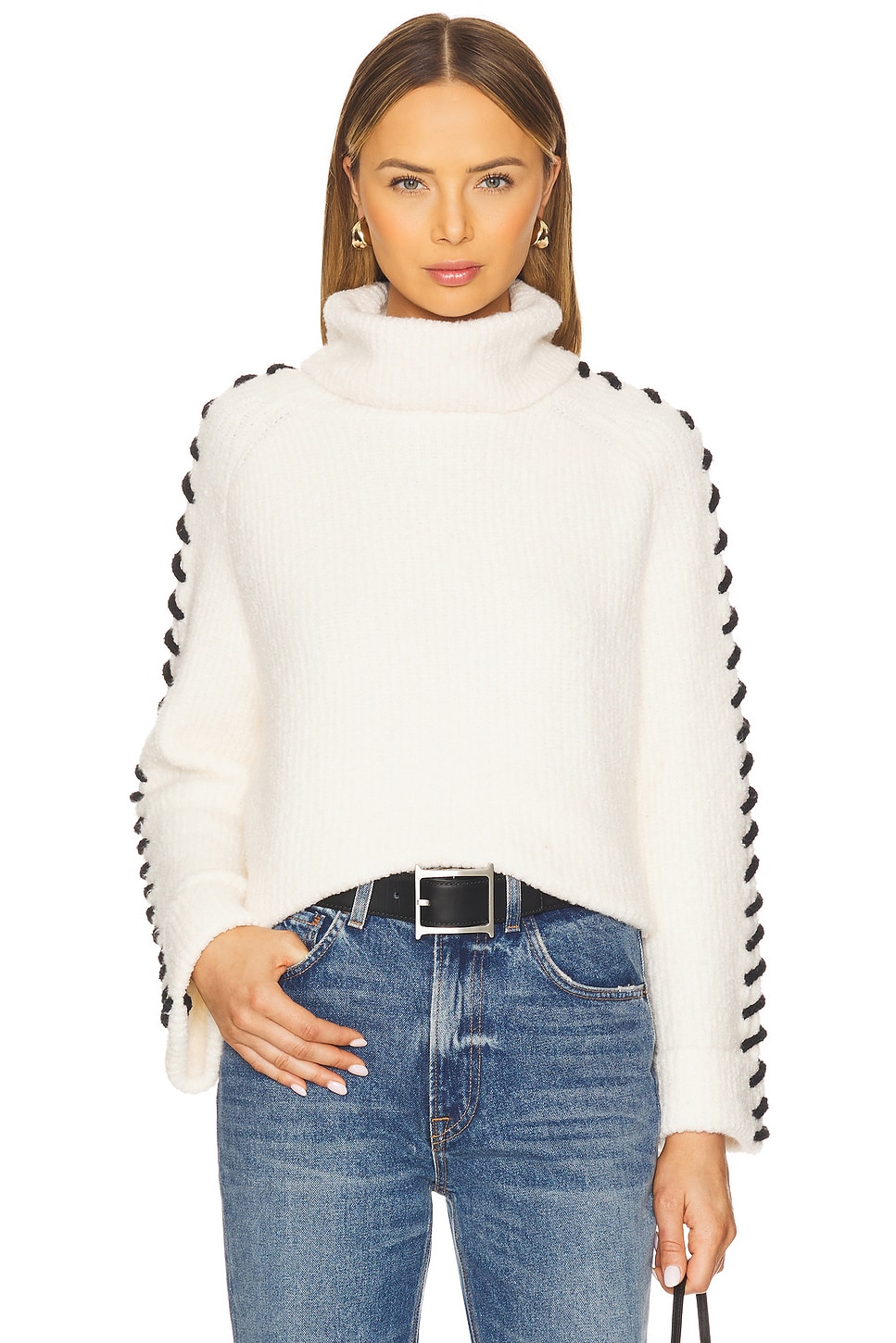 525 Vida Boucle Whip Stitch Pullover