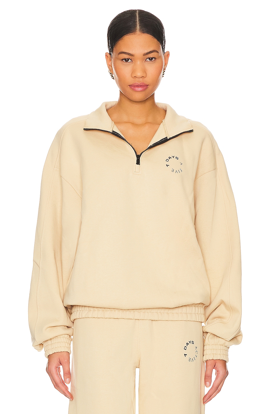 7 Days Active Paneled Sweatshirt