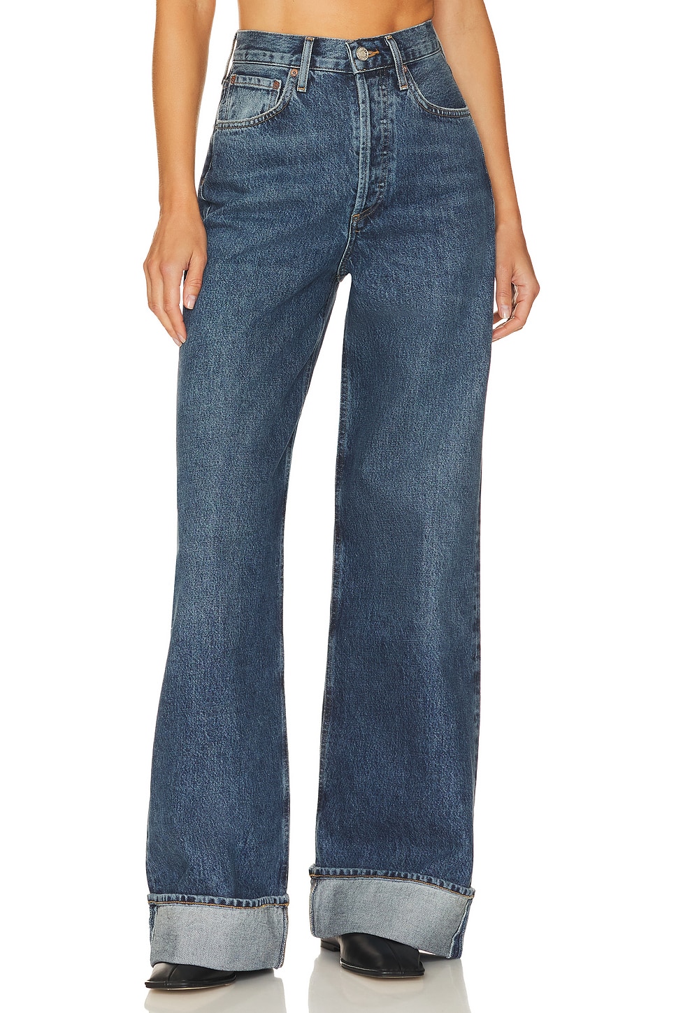 AGOLDE Dame High Rise Wide Leg