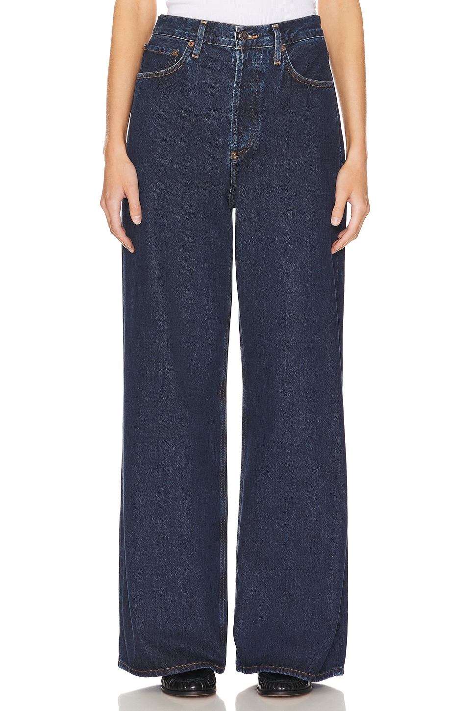 AGOLDE Dame High Rise Wide Leg