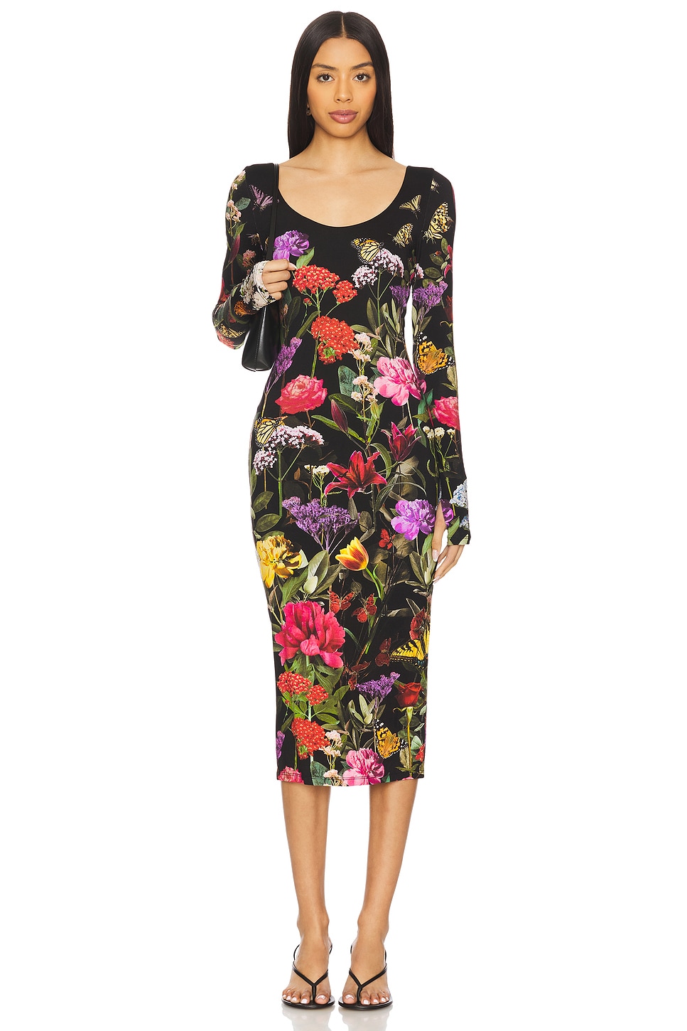 Alice + Olivia Delora Ankle Length Dress