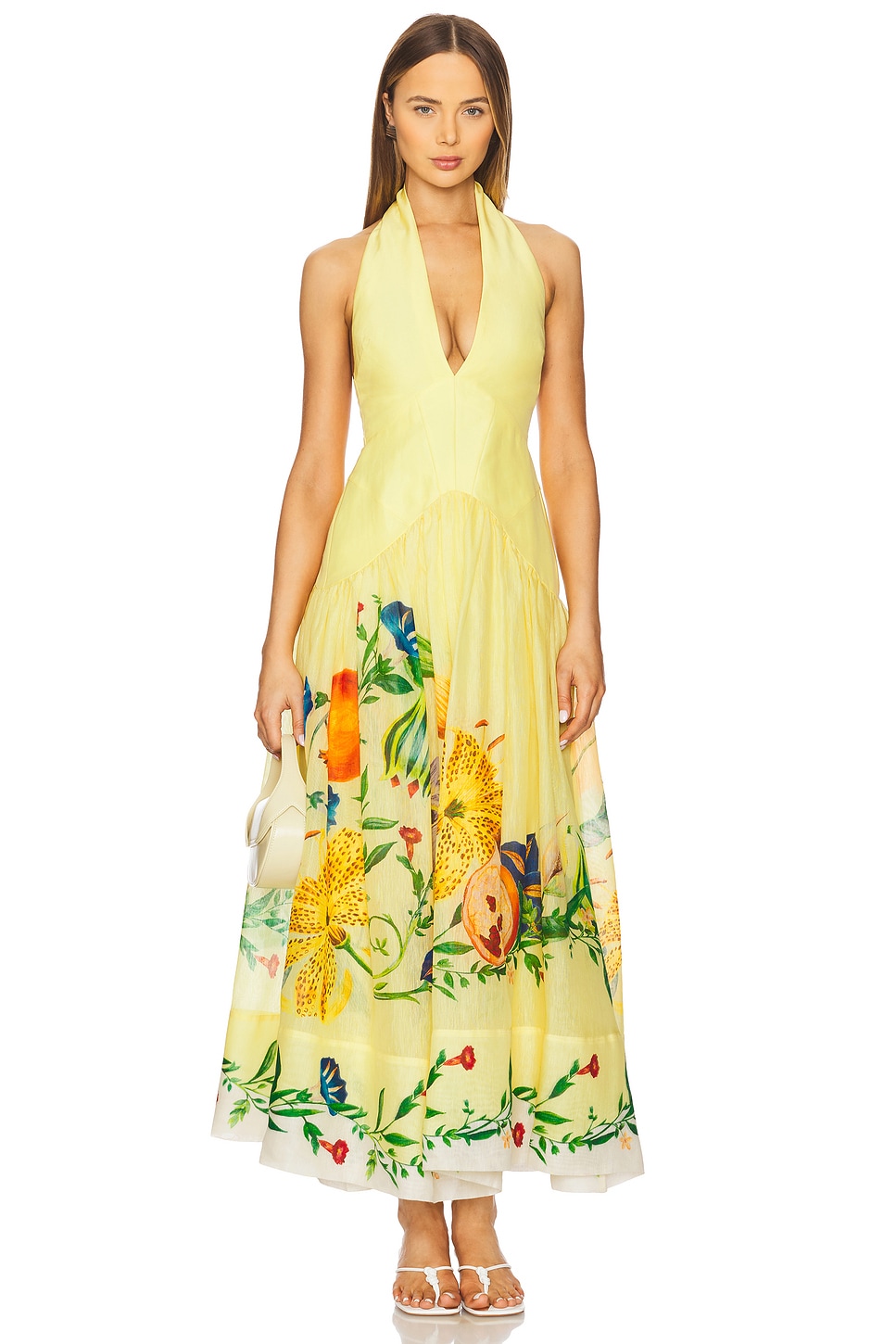 Alemais Dahlia Halter Gown