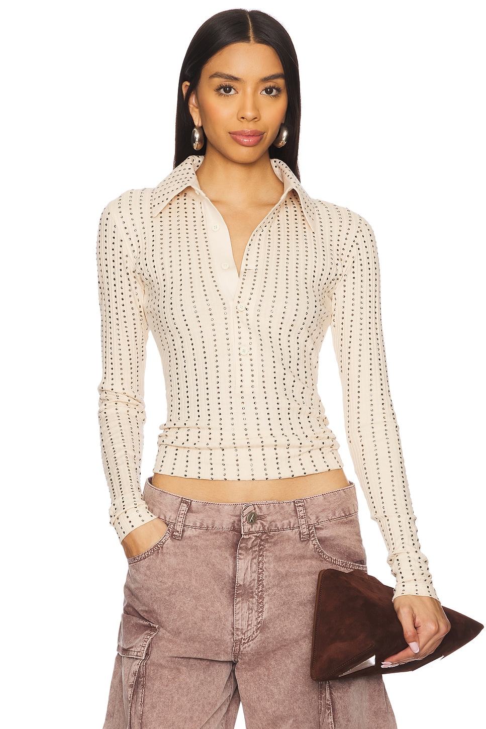 THE ATTICO Long Sleeve Top