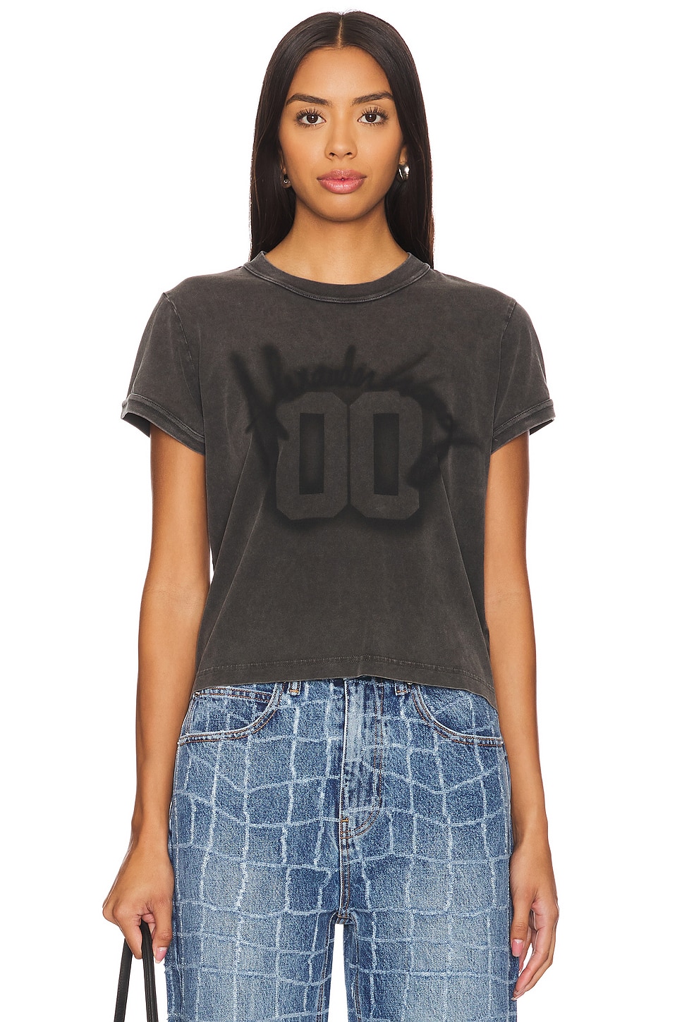 Alexander Wang Shrunken Ringer Tee