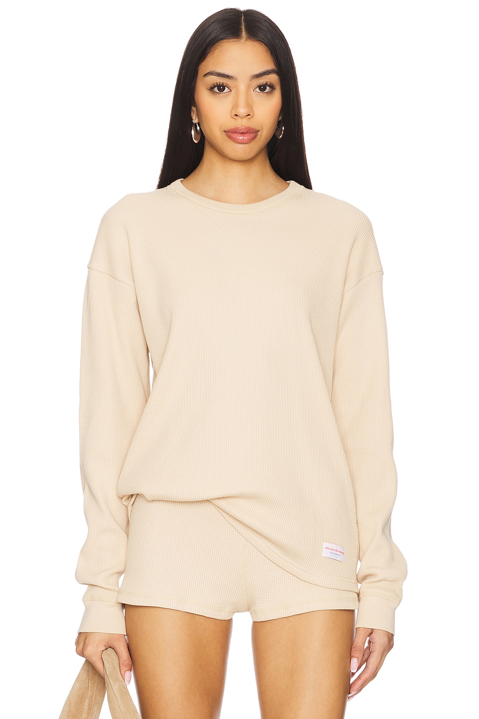 Alexander Wang Waffle Crew Neck Longsleeve