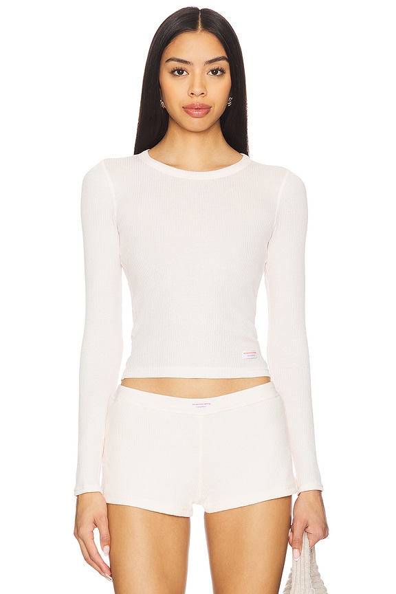 Alexander Wang Long Sleeve Crewneck Tee