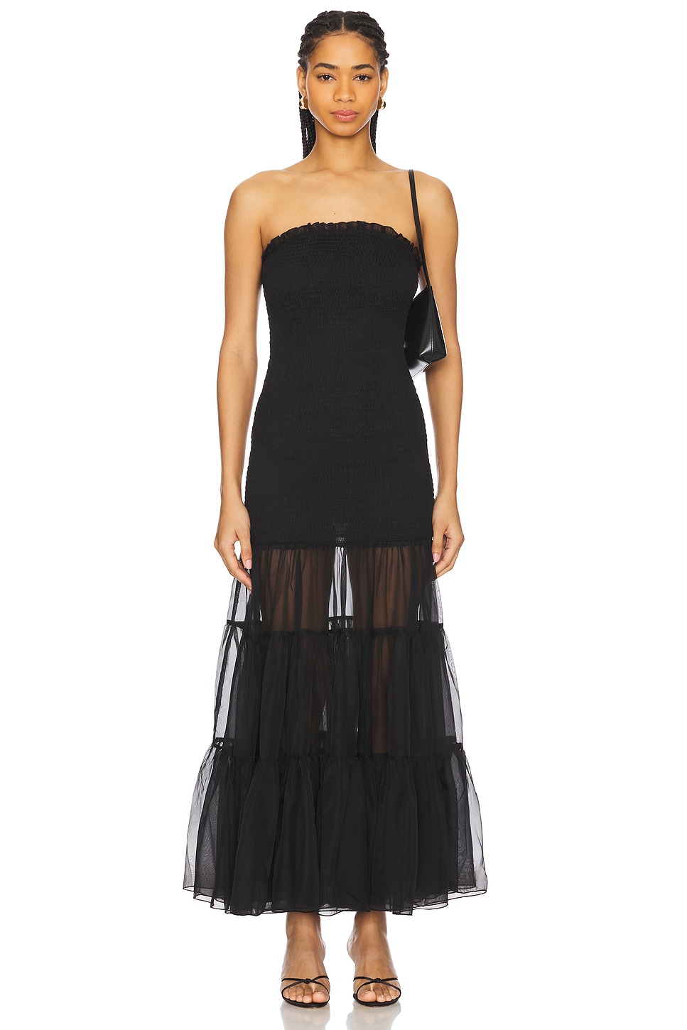 Bardot AZURA STRAPLESS MAXI DRESS