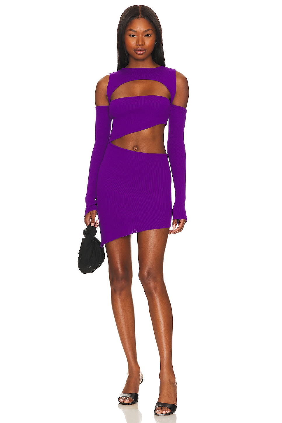 Baobab Violeta Asymmetrical Mini Dress