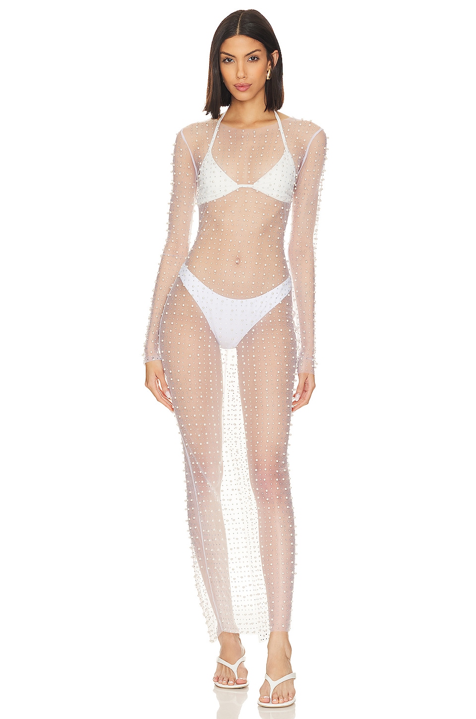 Beach Bunny Champagne Nights Mesh Dress