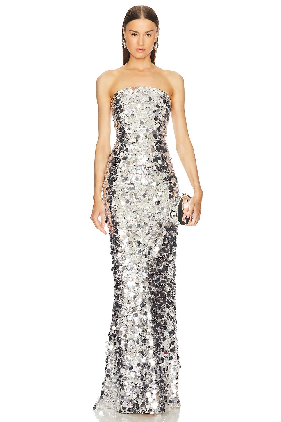 Bronx and Banco Farah Strapless Gown