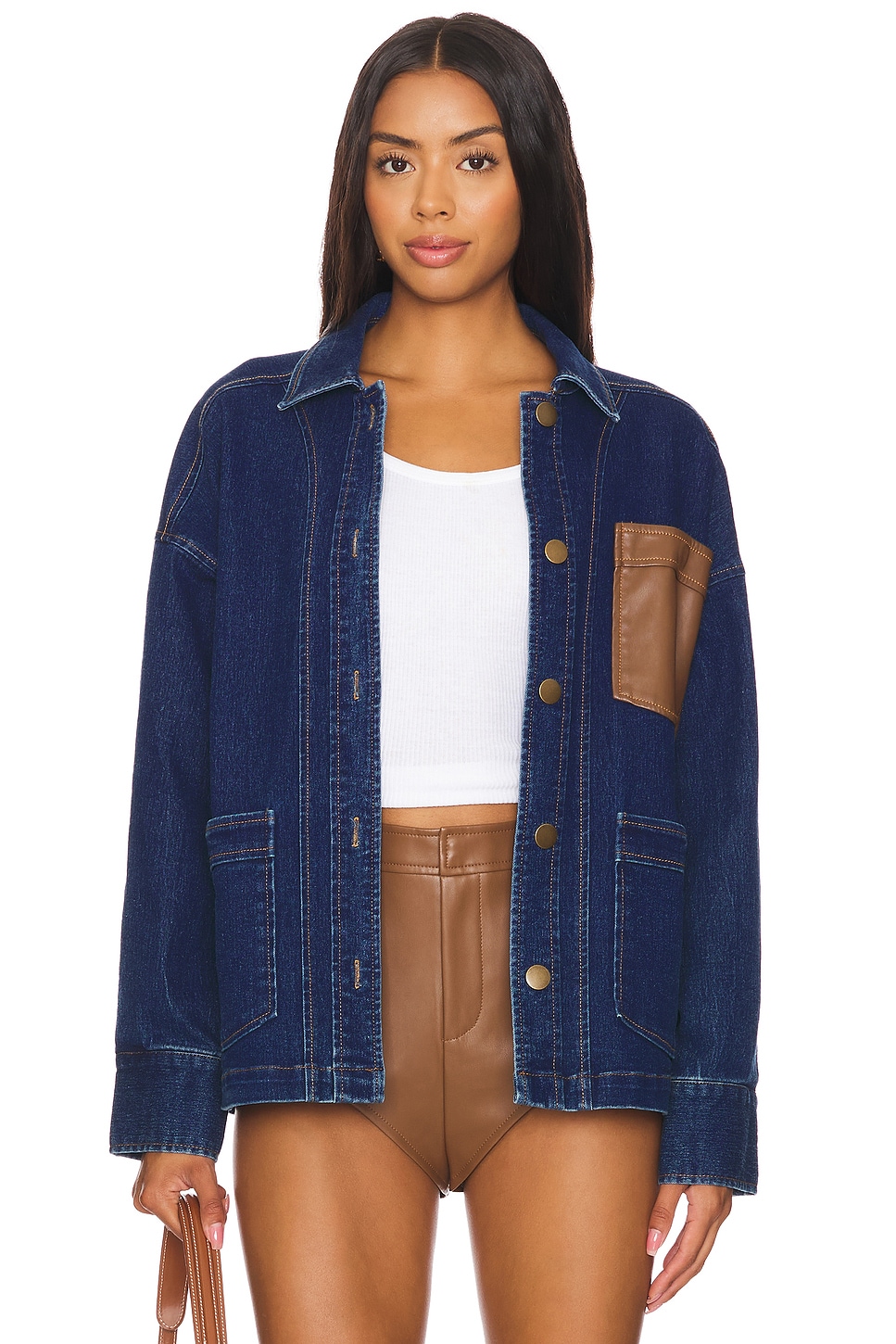 Central Park West The Denim Shacket