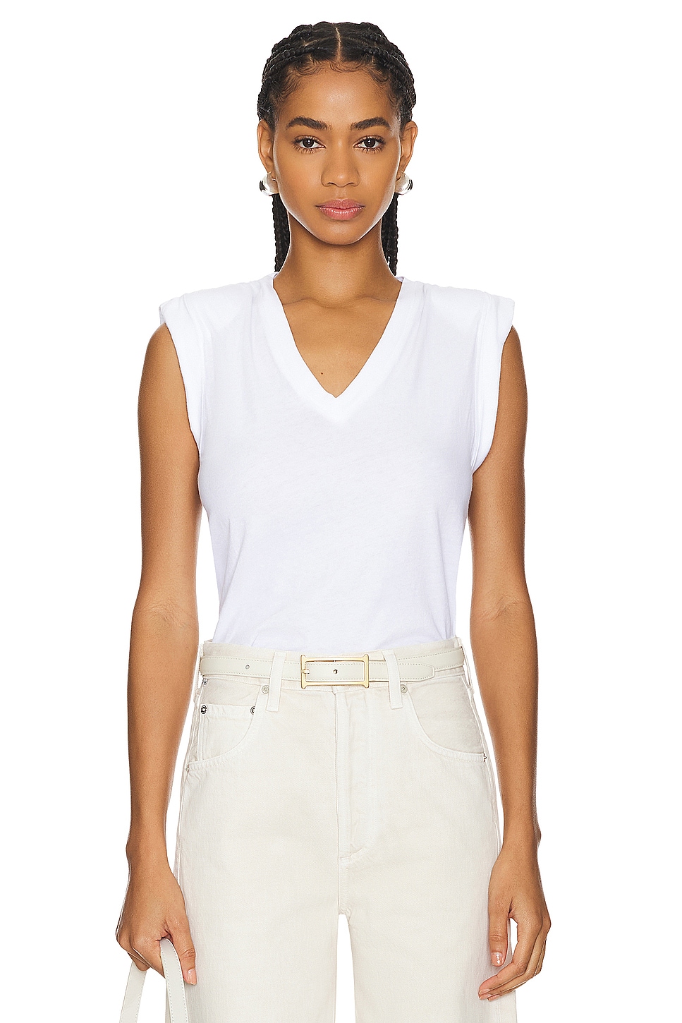 Citizens of Humanity Edith Roll Sleeve Tee