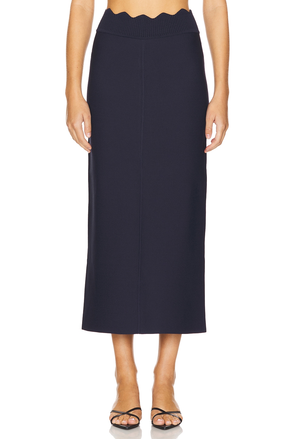 Clea Lennon Crepe Knit Skirt