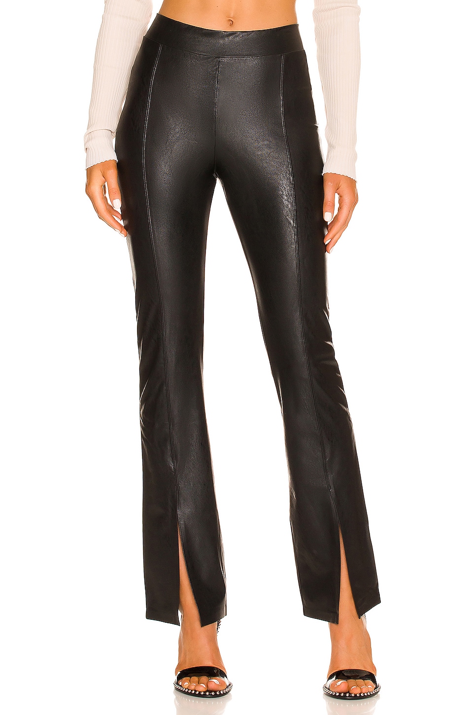Commando Faux Leather Split Front Pant