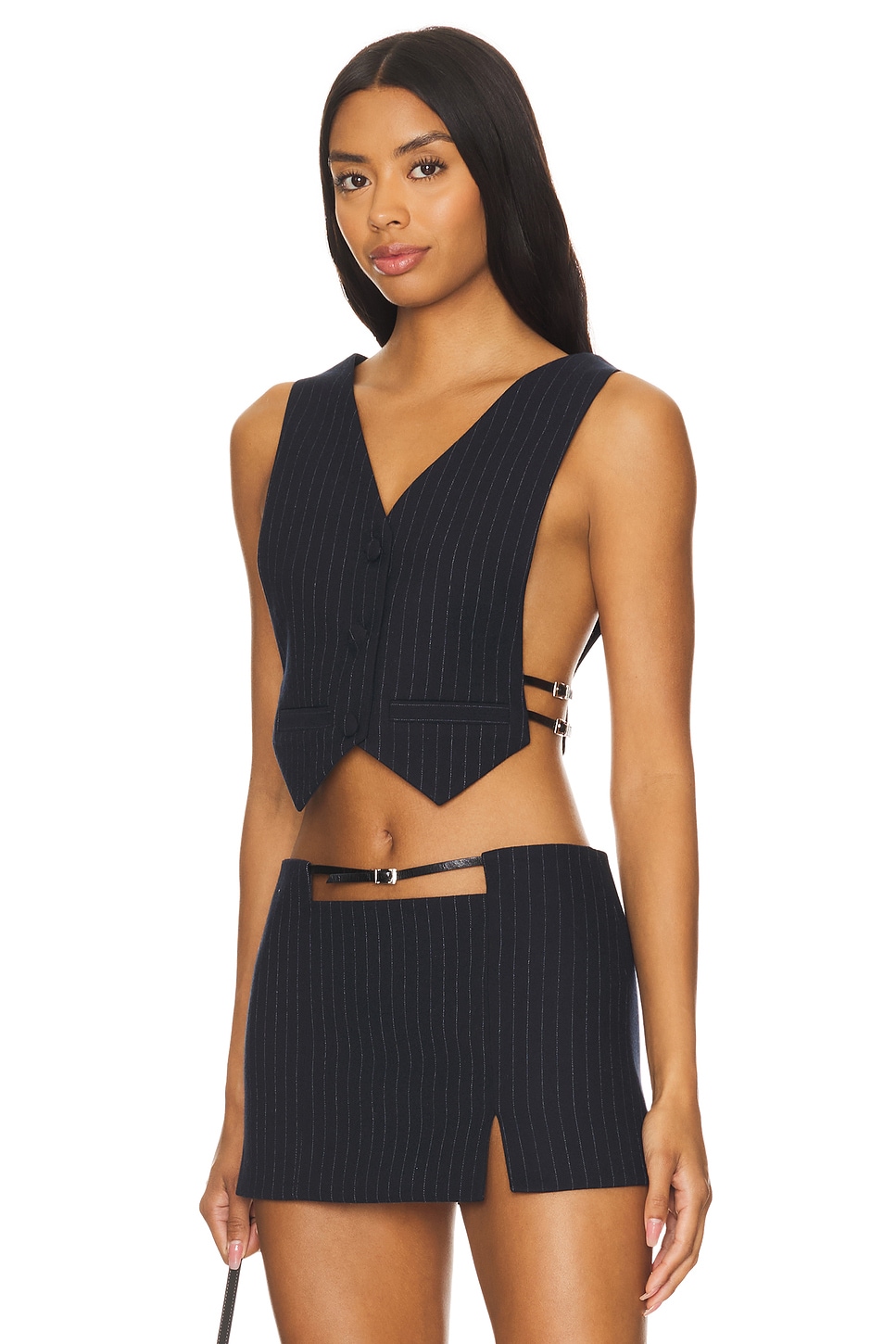 Ceren Ocak Striped Vest
