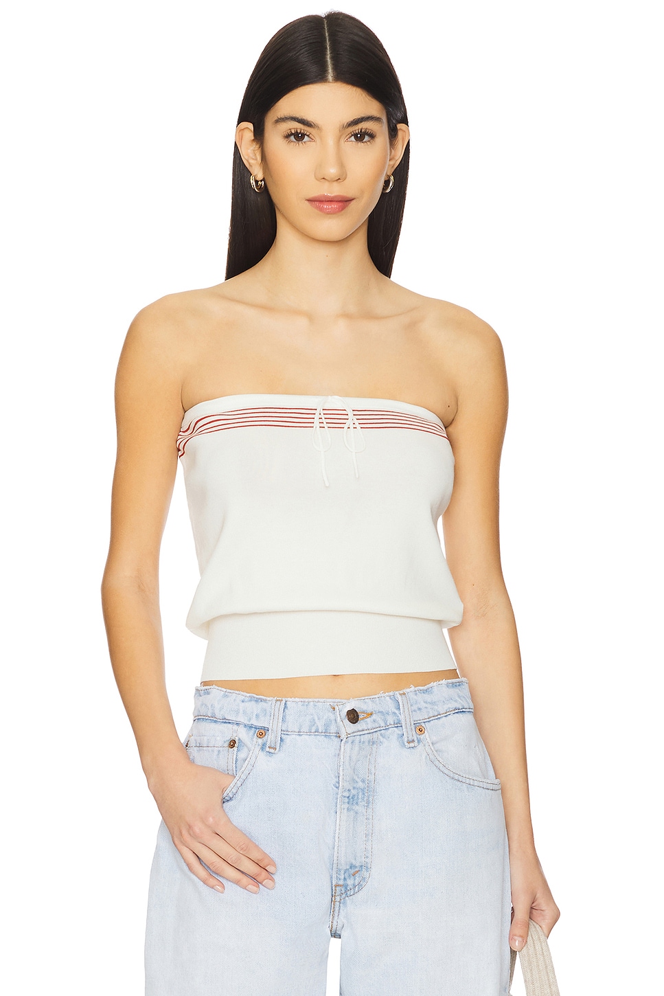 FAITHFULL THE BRAND Arlette Strapless Top