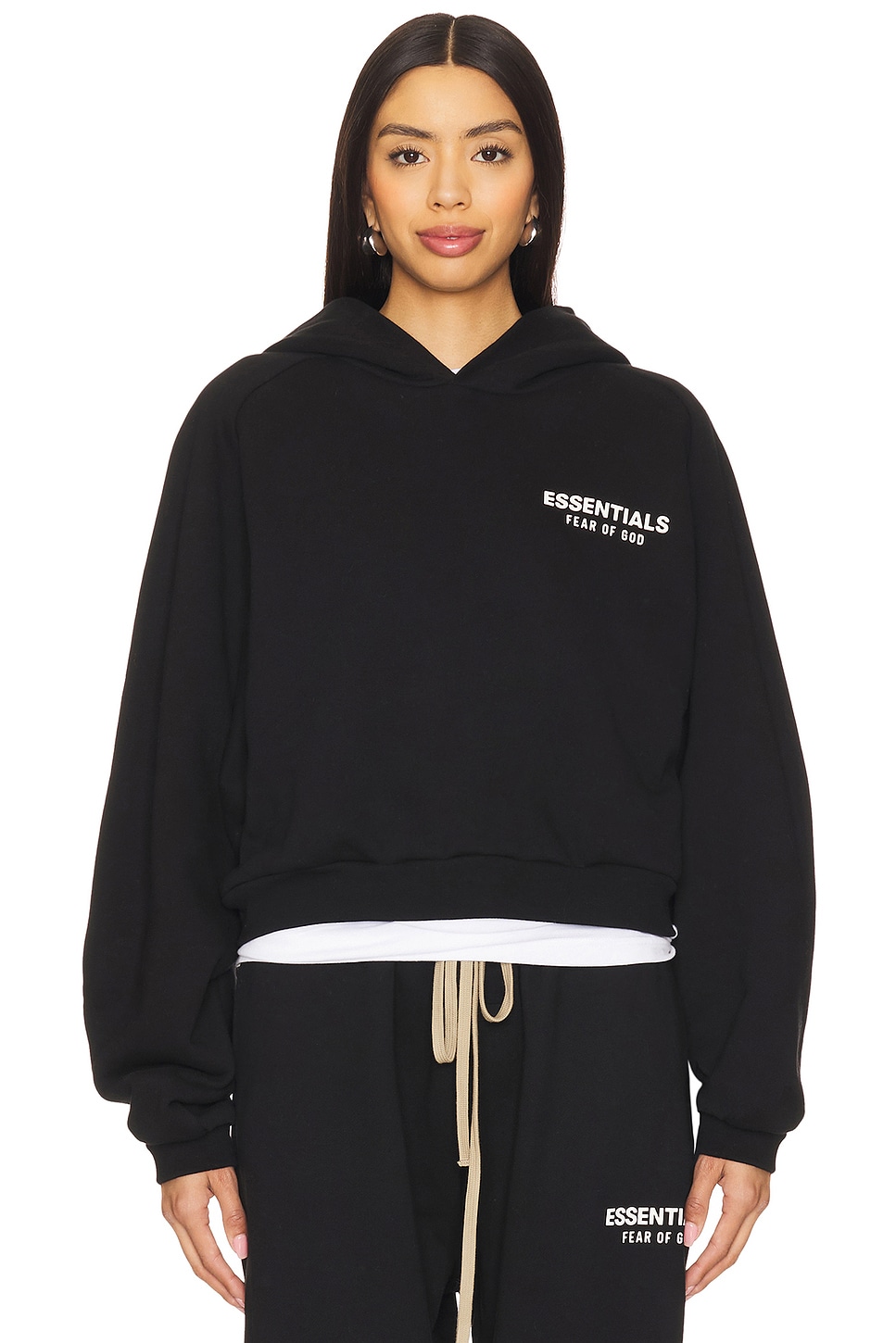 Fear of God ESSENTIALS Cropped Hoodie