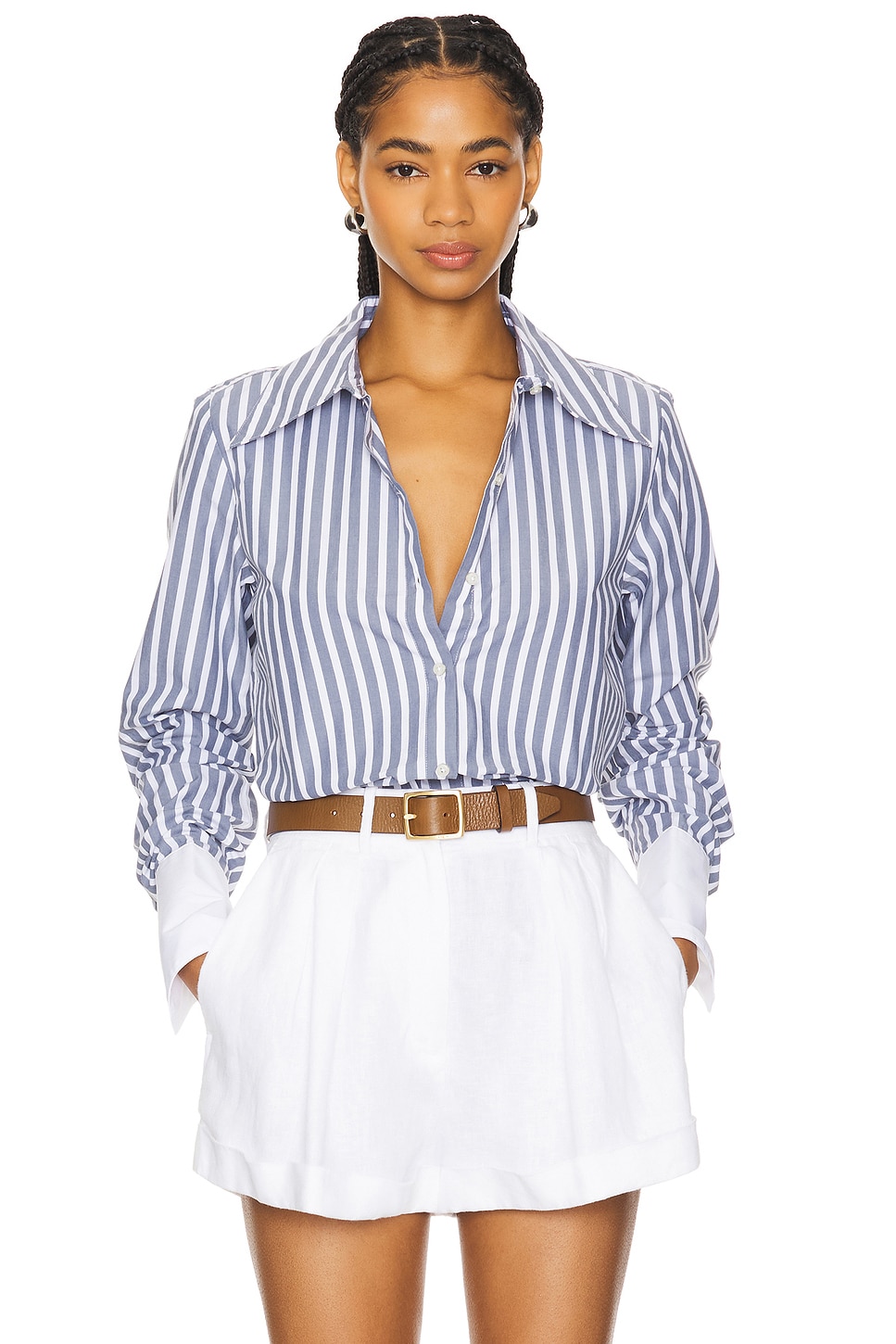 Favorite Daughter The Cuffed Statement Shirt