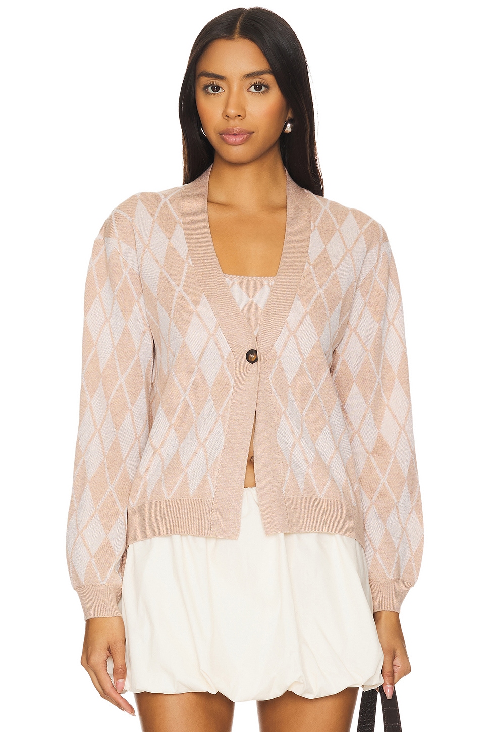 For Love & Lemons Cassidy Argyle Cardigan