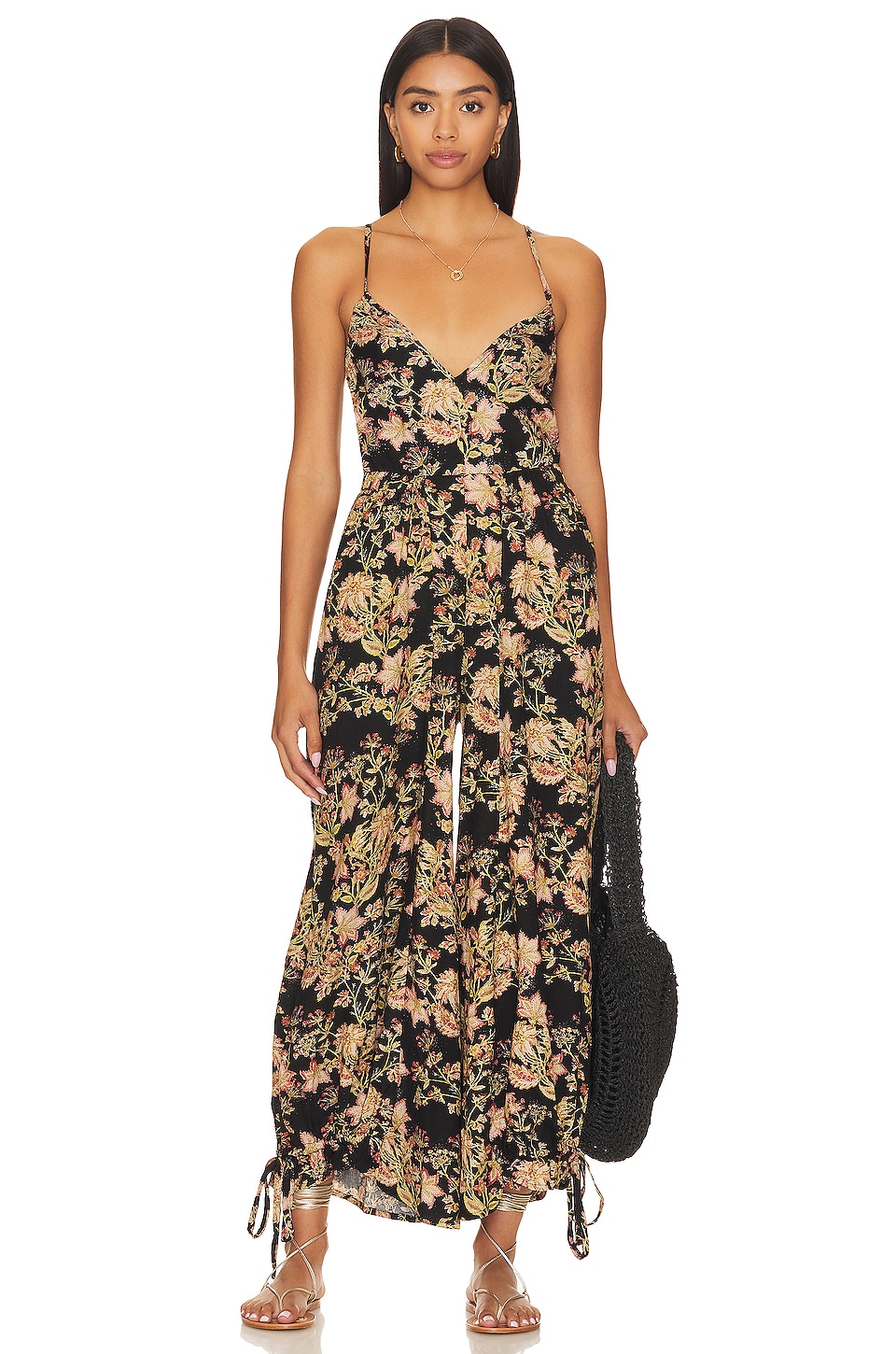 Free People Stand Out Printed Jumpsuit