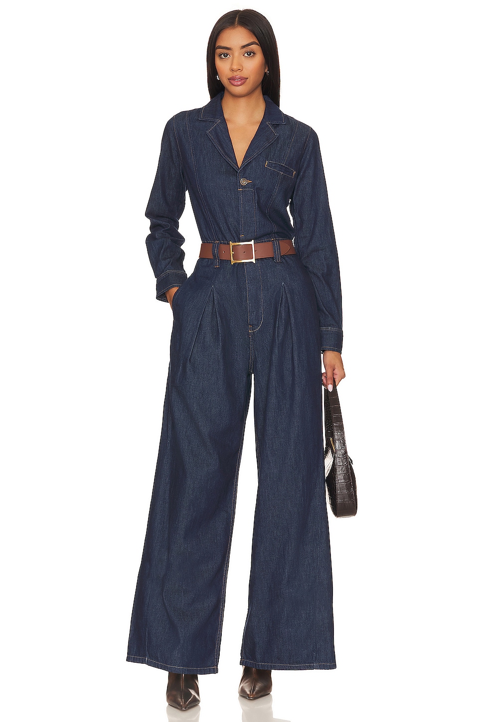 Free People The Franklin Tailored One Piece In Rinse