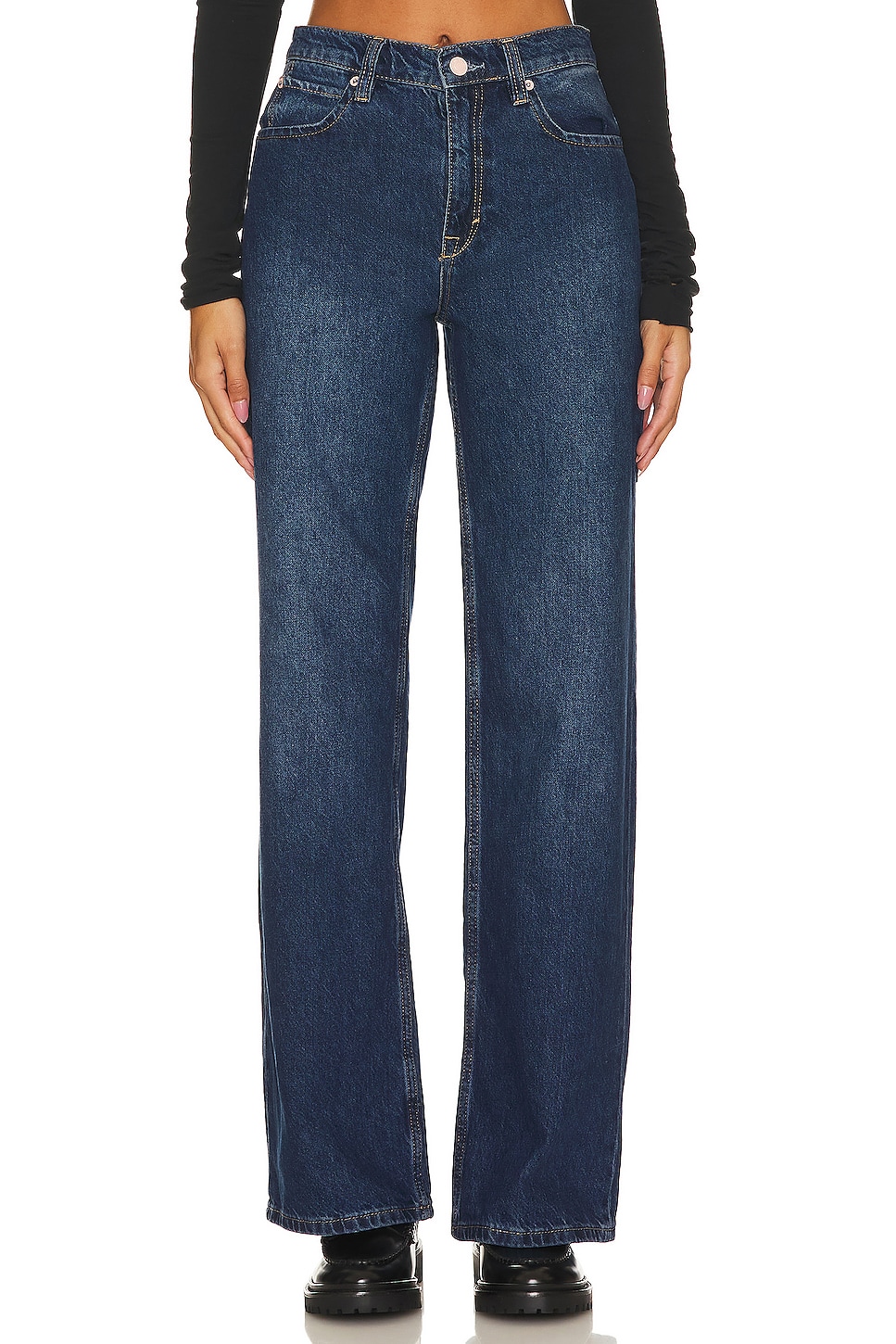 Free People x We The Free Tinsley Baggy High Rise