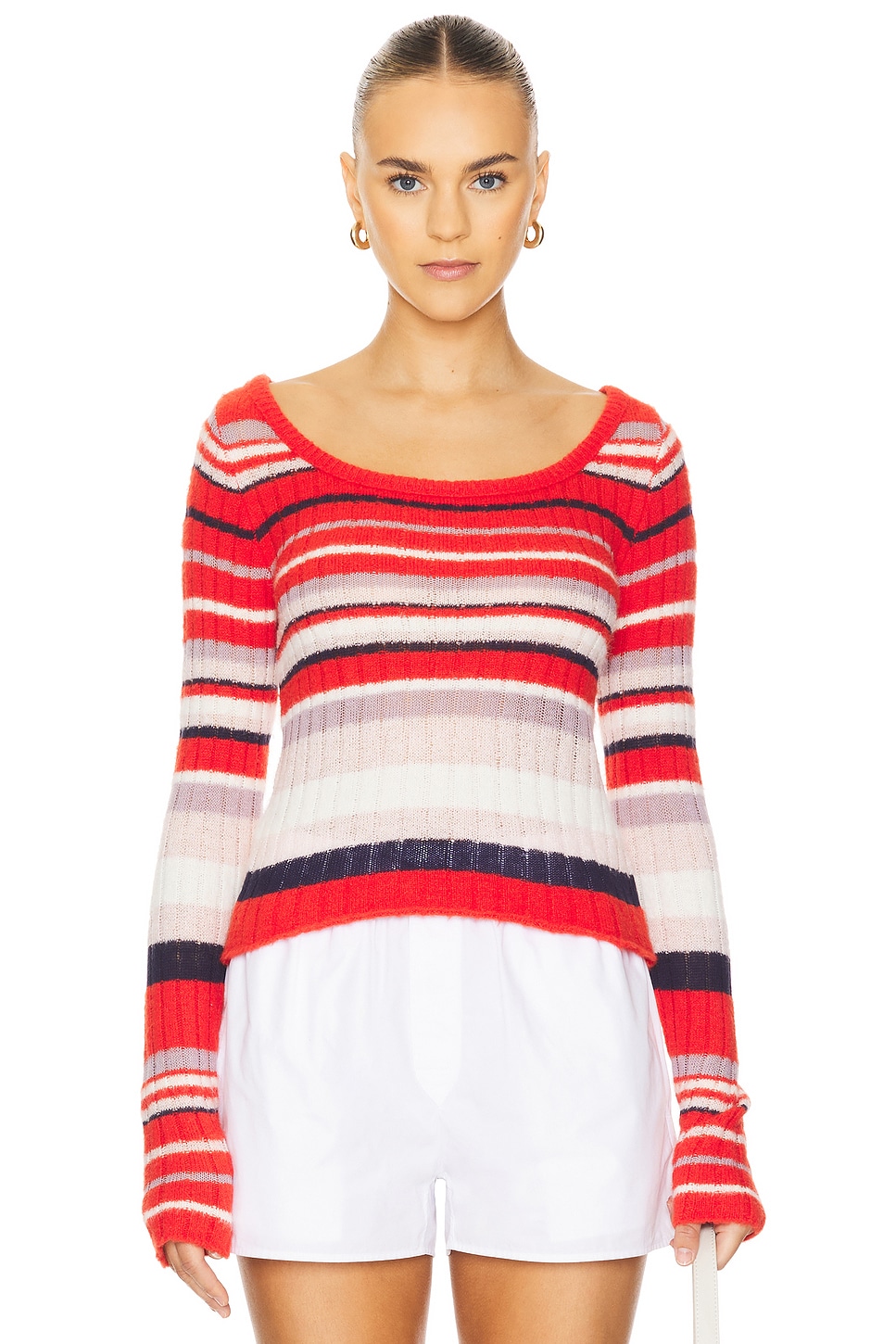 Free People Lumen Stripe Pullover