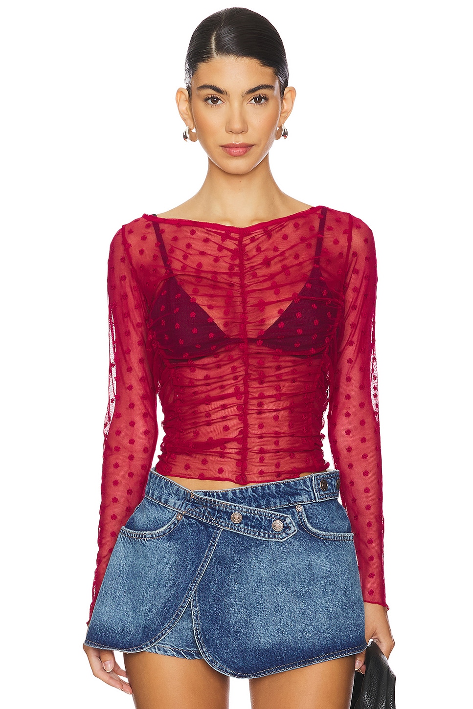 Free People x Intimately FP Most Likely Layering Top In Glass Roses