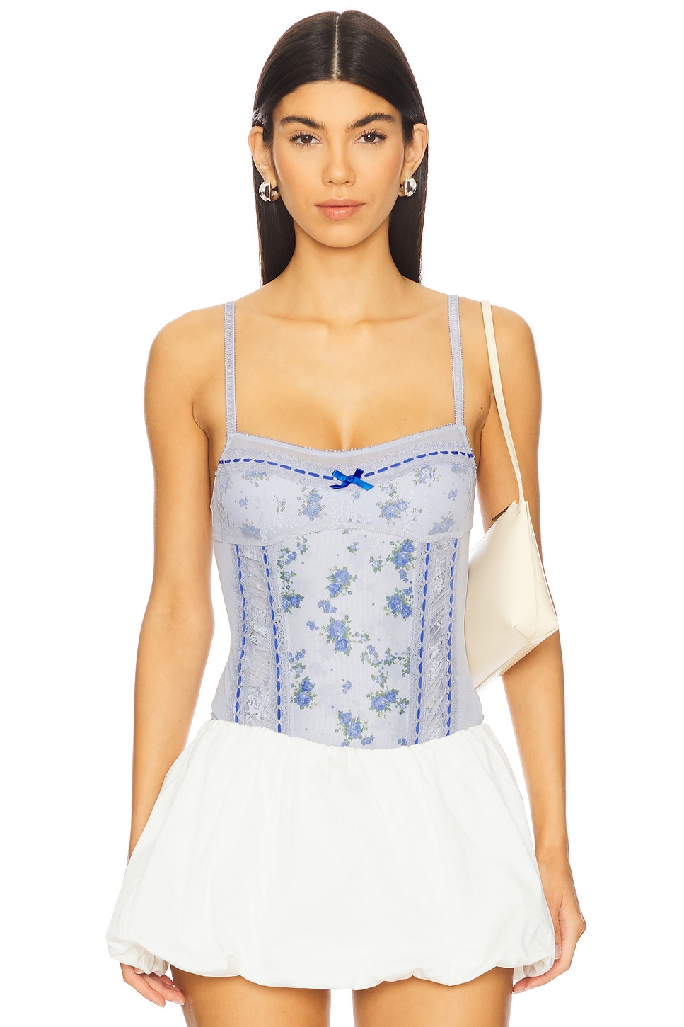 Free People Sara Corset Bodysuit