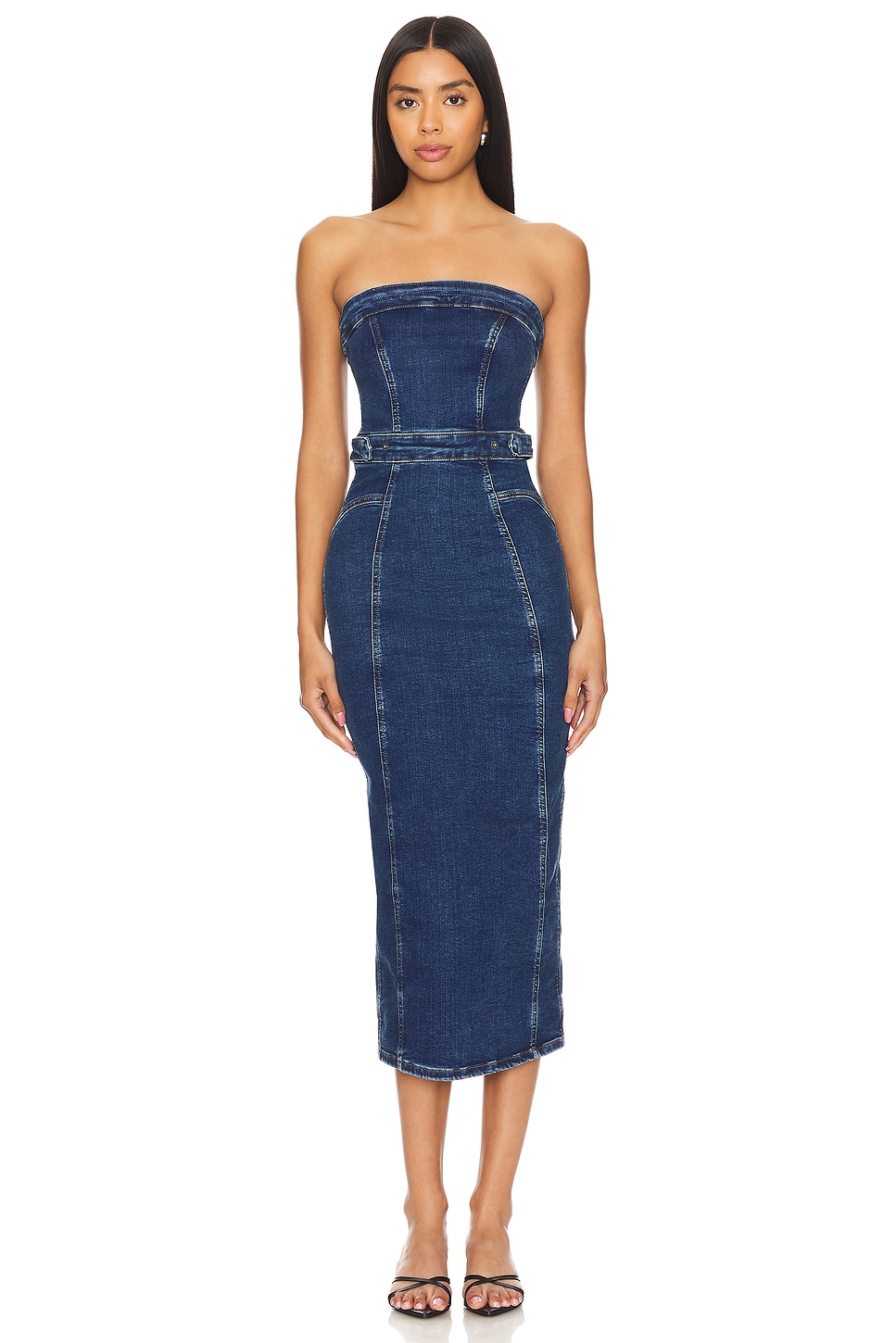 Good American Tube Midi Dress