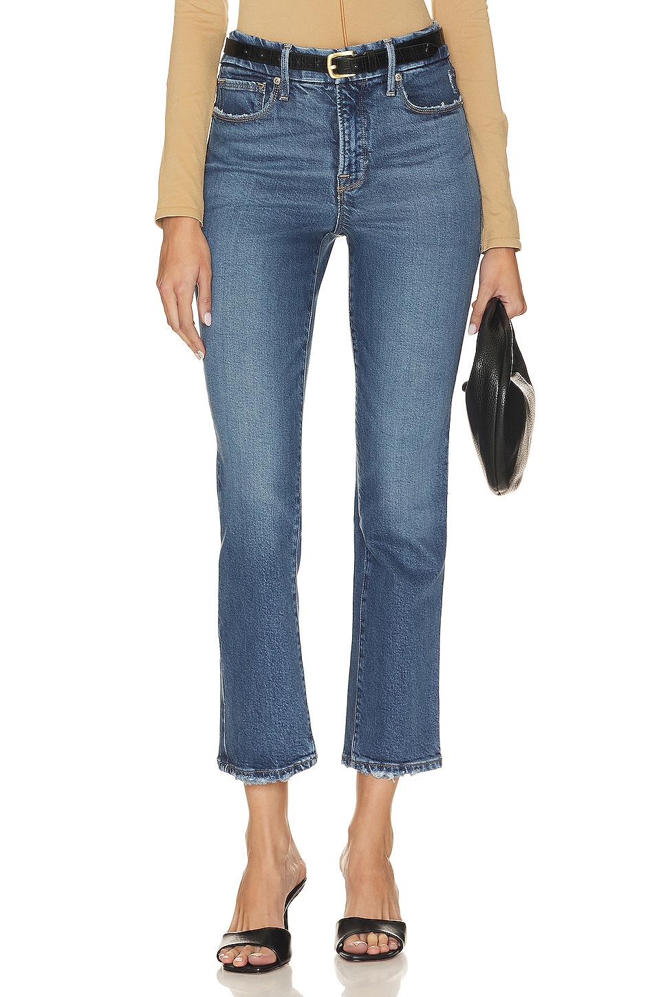 Good American Good Legs Straight Jeans