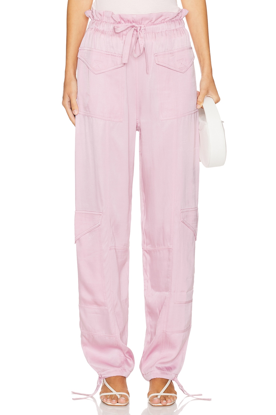 Ganni Washed Satin Pants