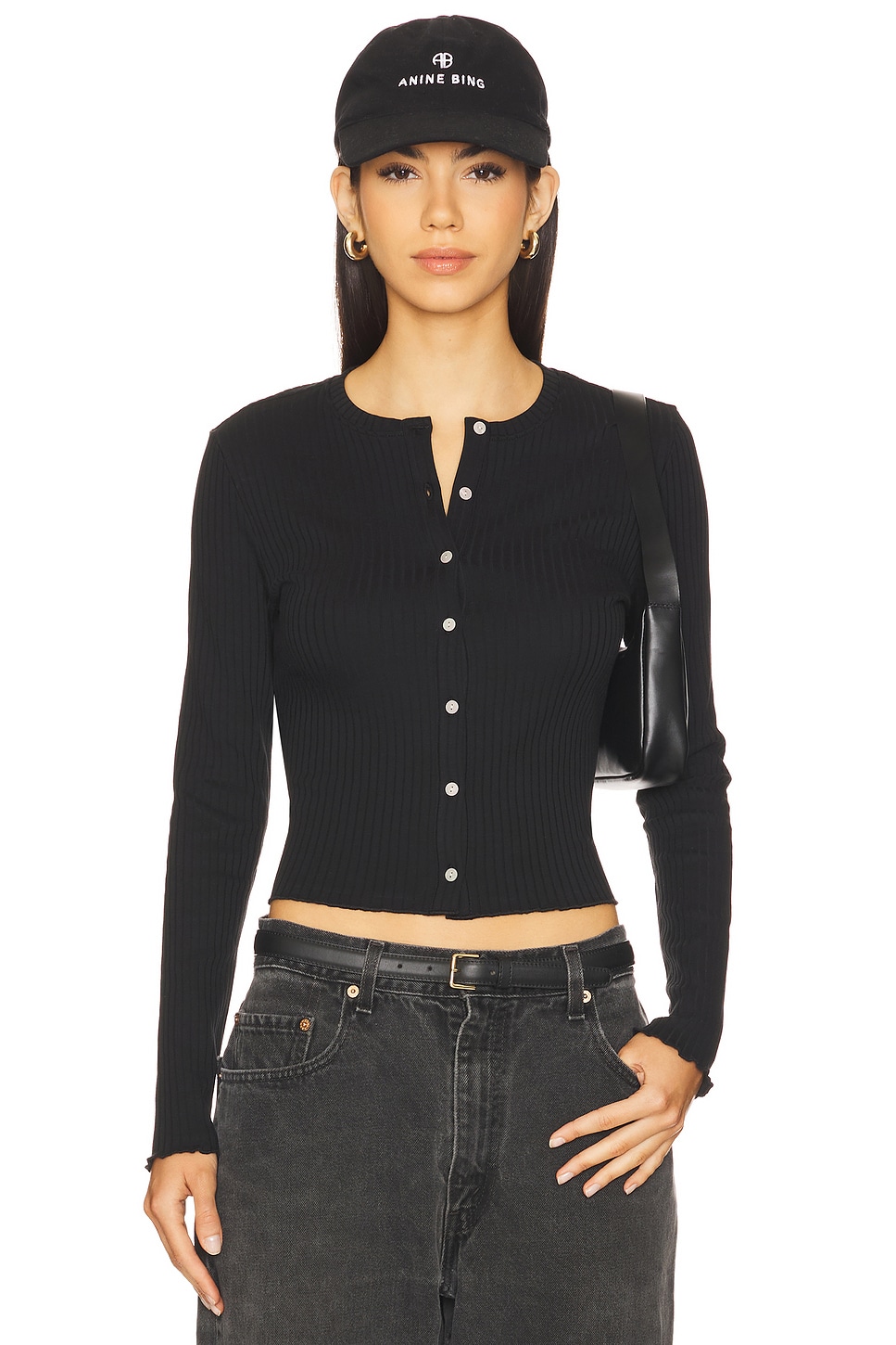 Goldie Ribbed Knit Cardigan