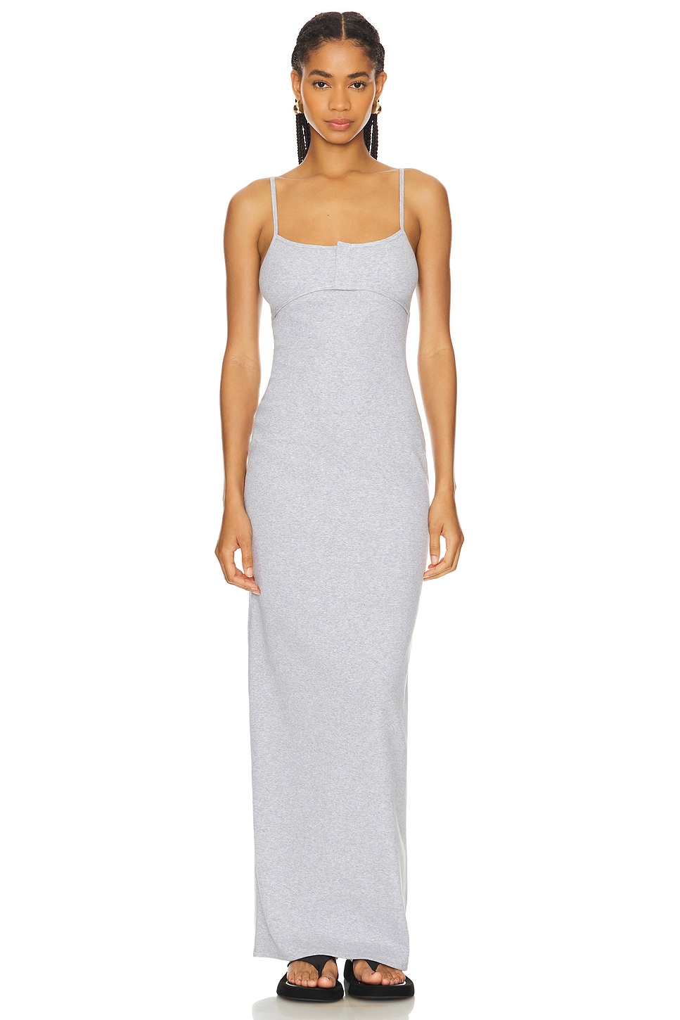 GRLFRND Rib Cami Maxi Dress