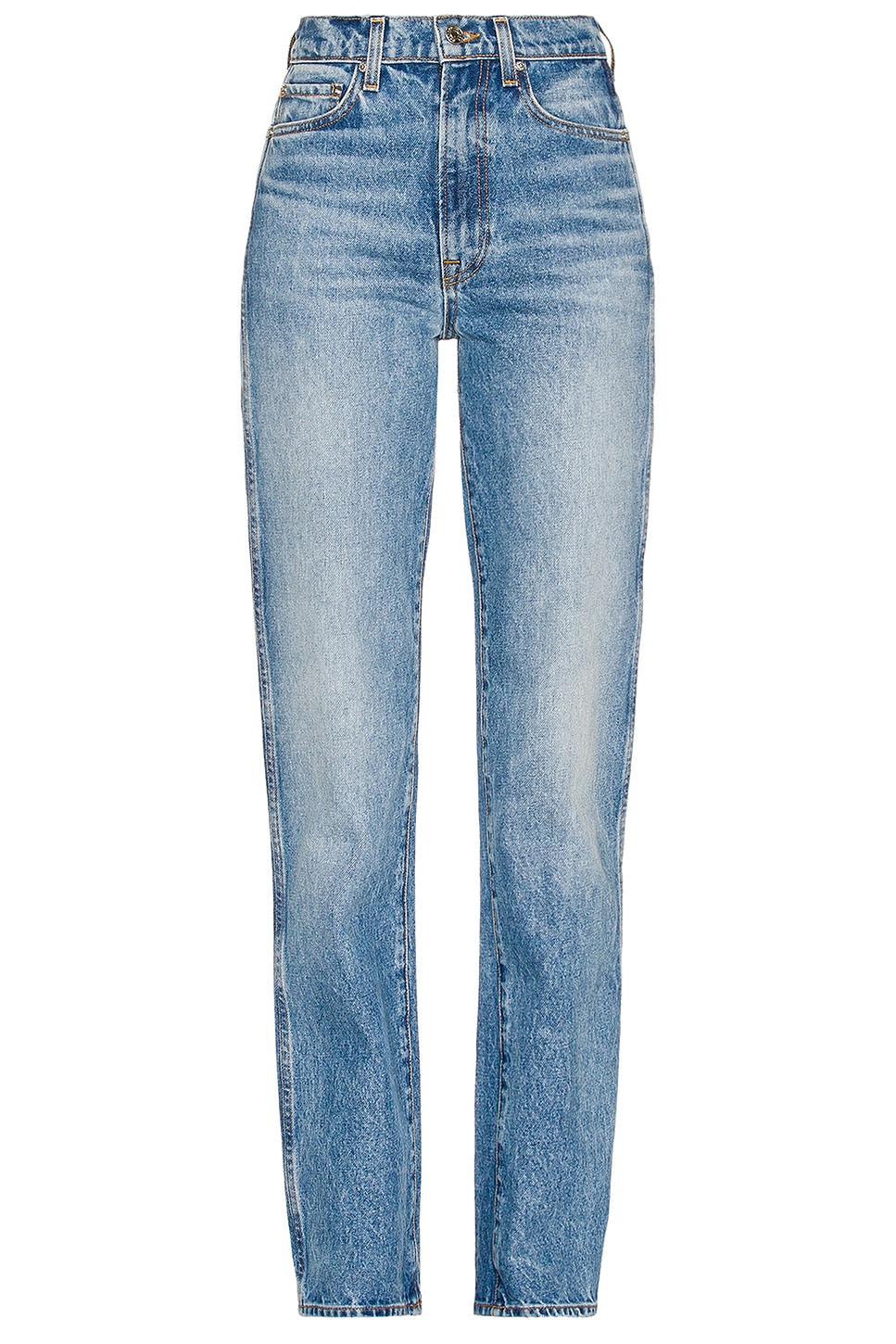 GRLFRND Sara Super High Rise Slim Straight