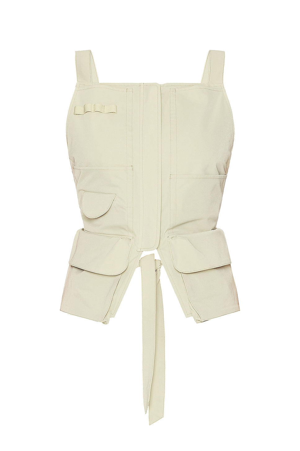 GRLFRND Tech Gabardine Apron Top