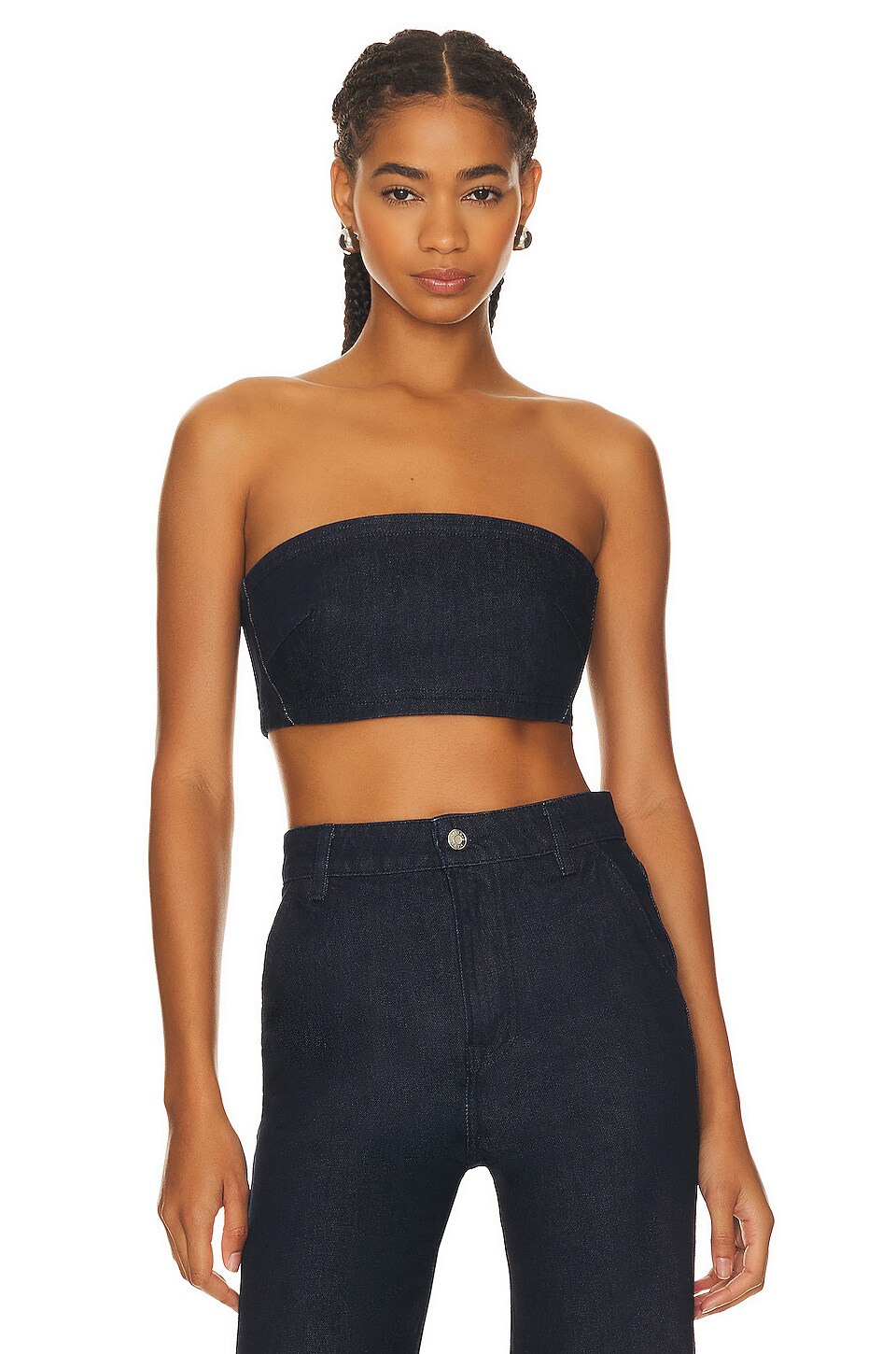 GRLFRND Lilah Denim Tube Top