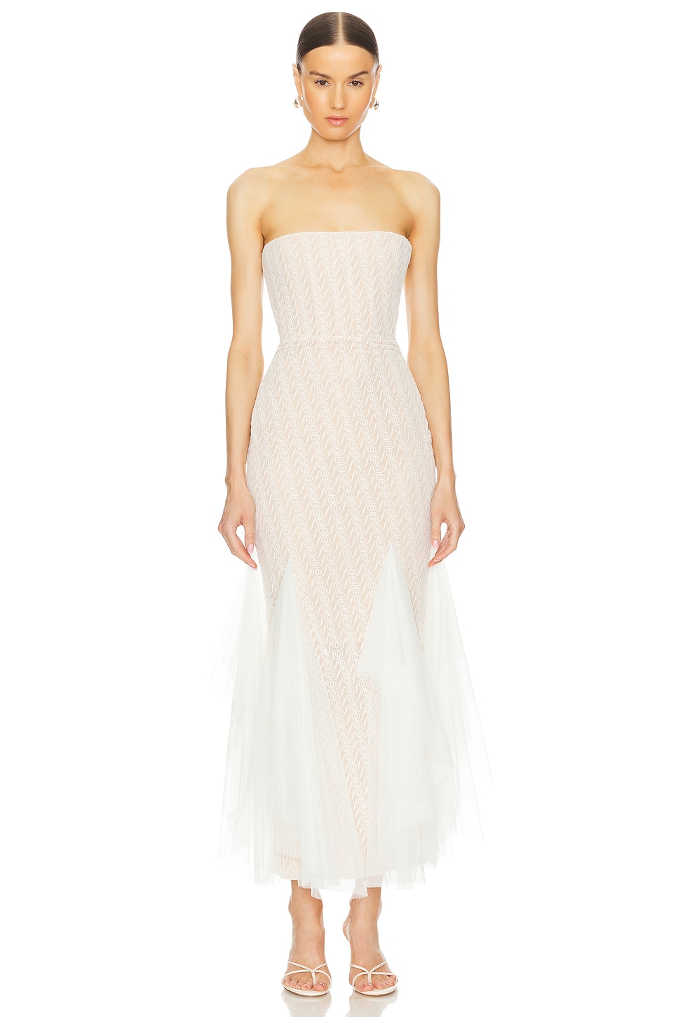 God Save Queens Alizee Strapless Dress