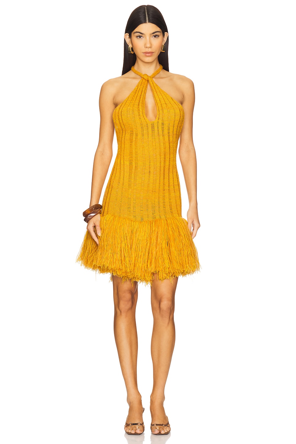 George Trochopoulos Laddered Fringe Mini