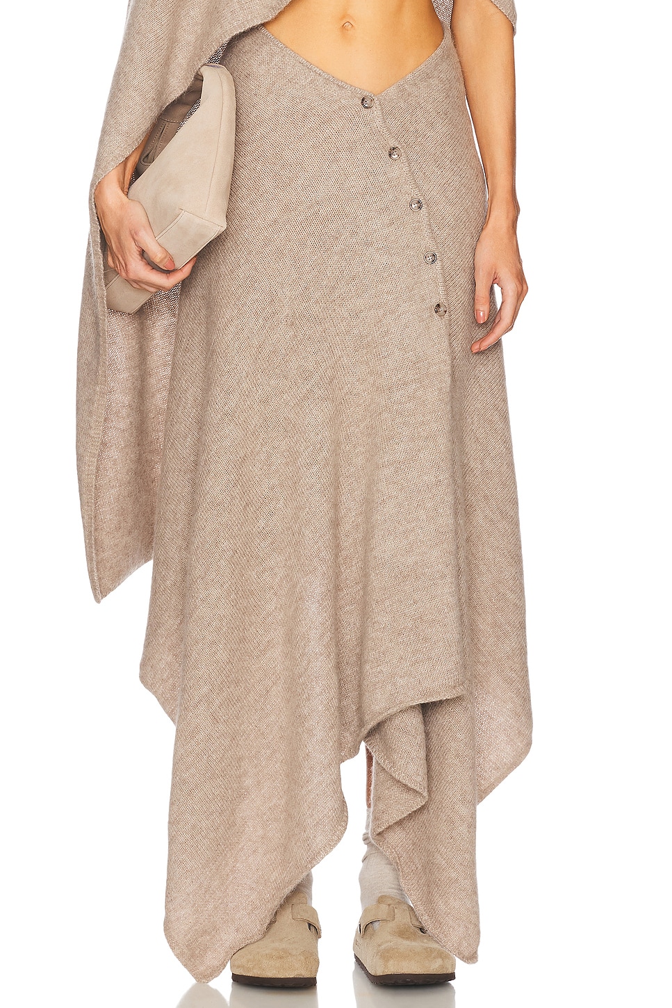 Helsa Lauren Midi Knit Skirt