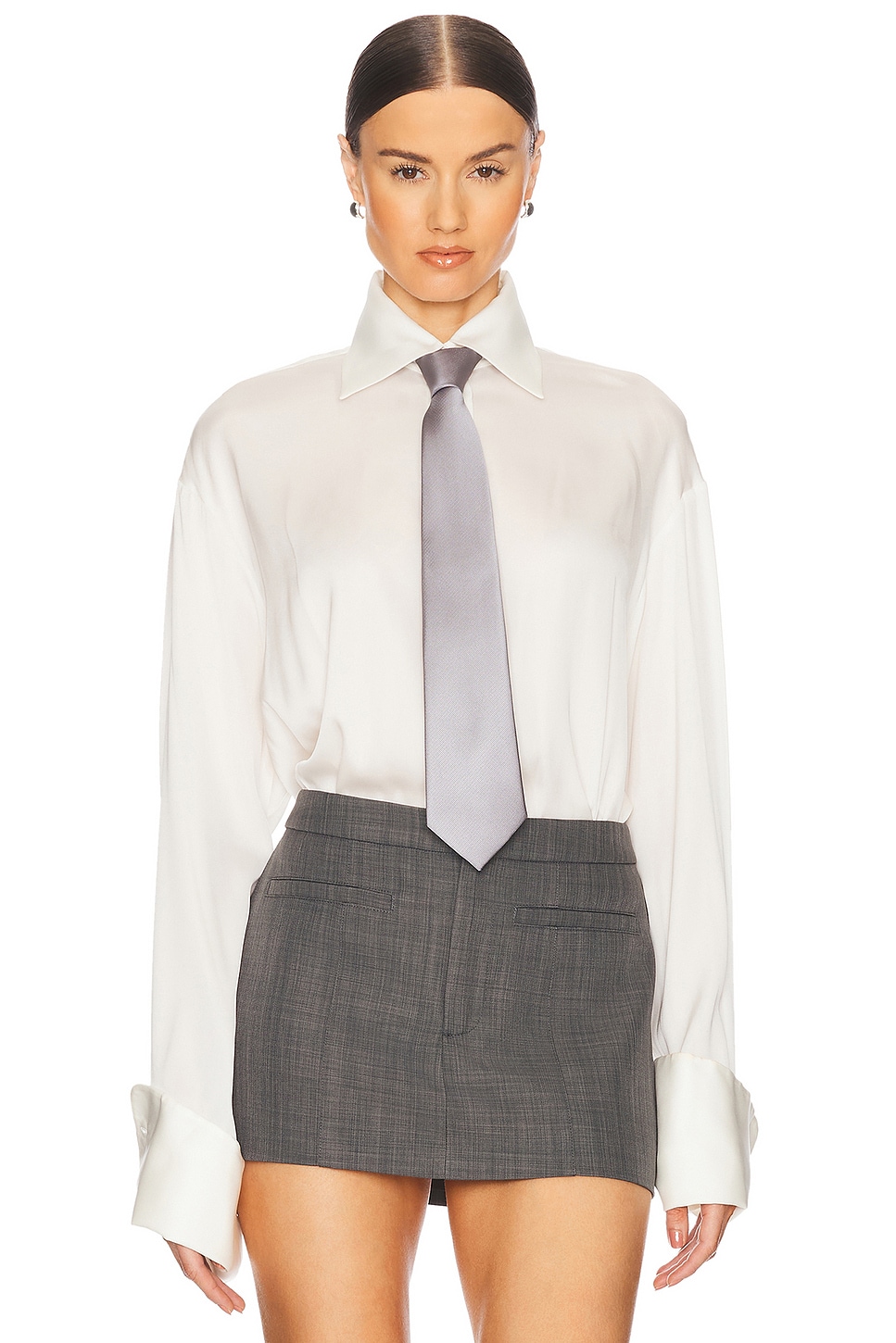 Helsa The Relaxed Silk Shirt