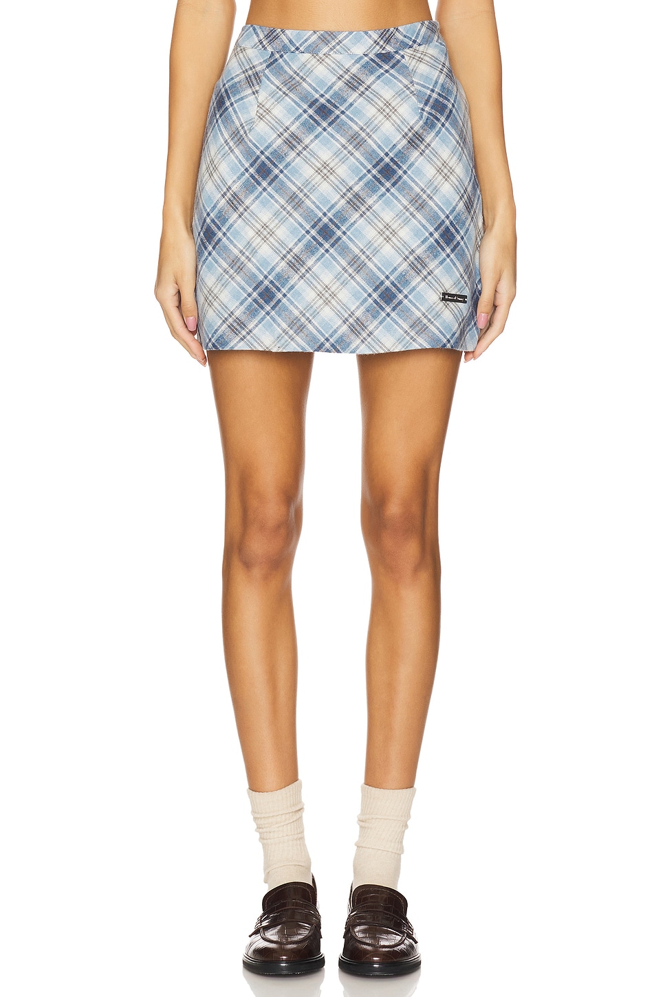 House of Sunny Bias Cut Heritage Skirt
