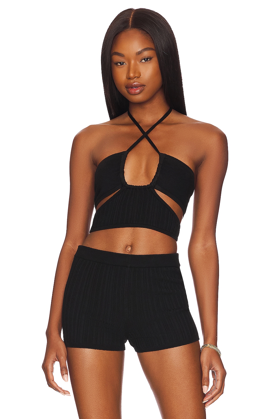 h:ours Sinclair Cropped Top