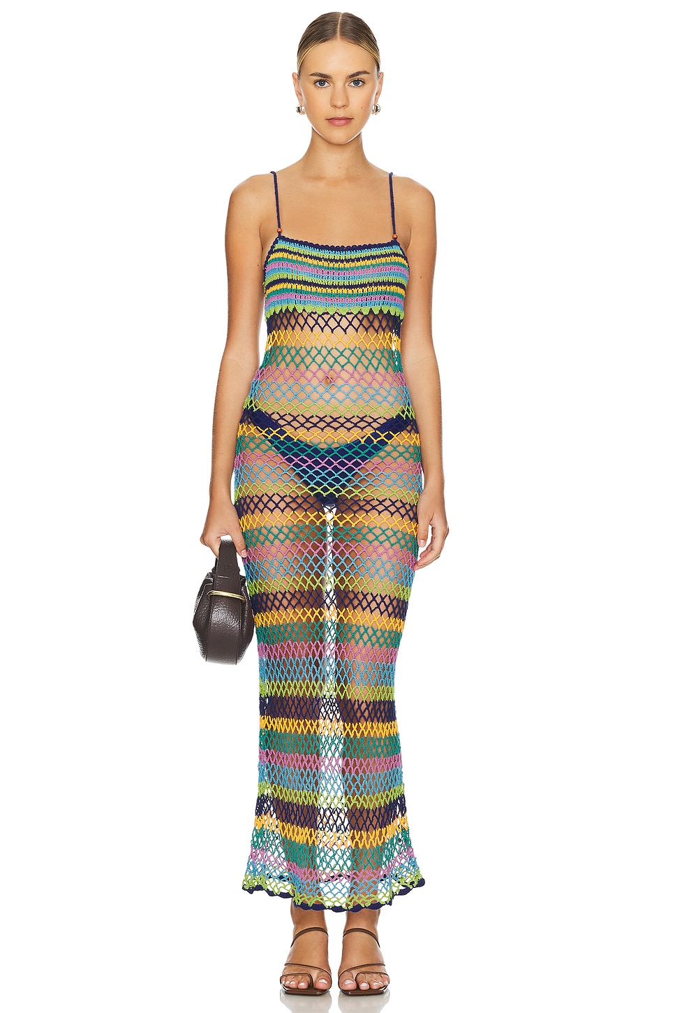 It's The Crochet Maxi Dress in Pavillion