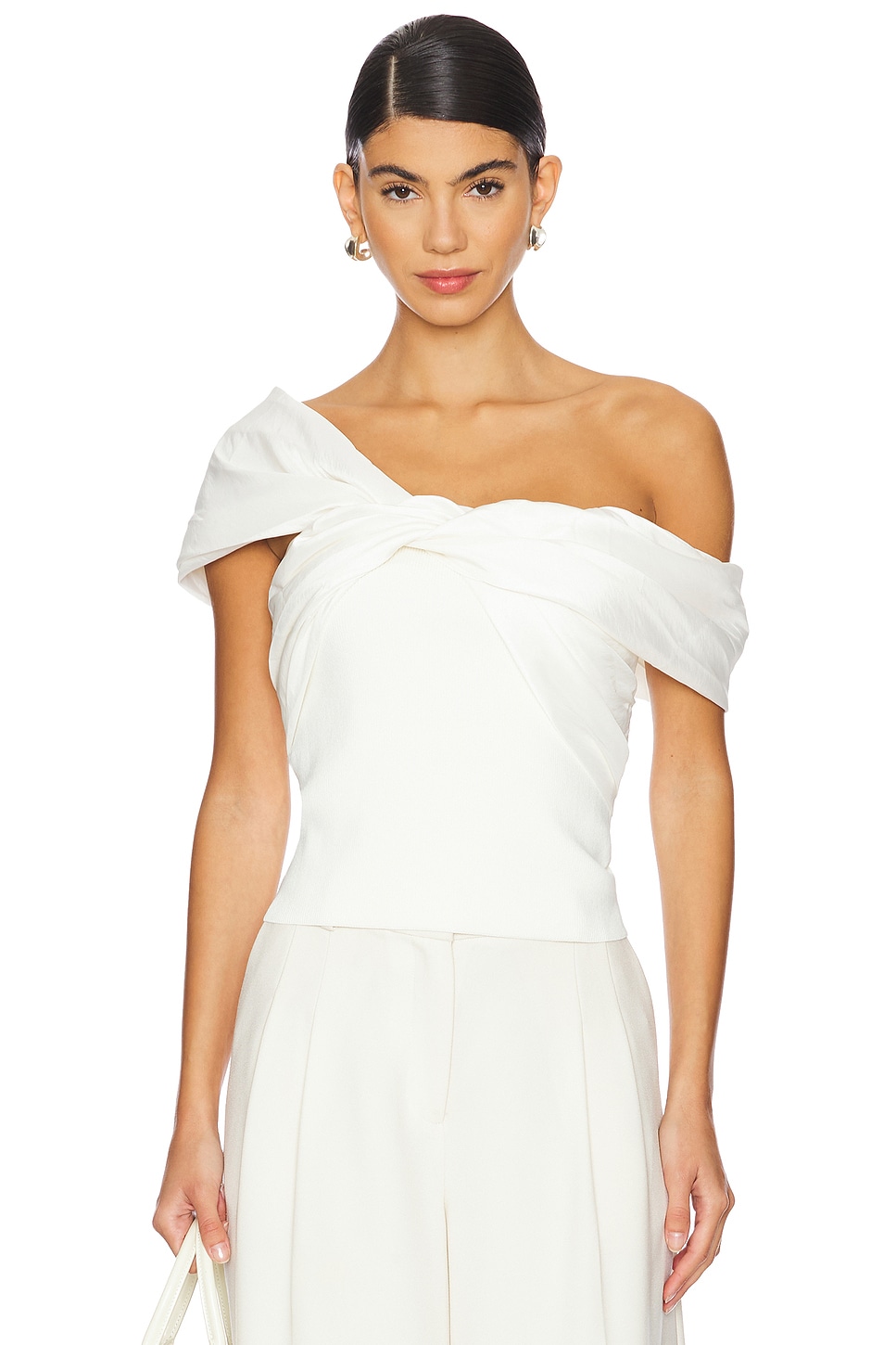 SIMKHAI Celiana Knit Combo Top