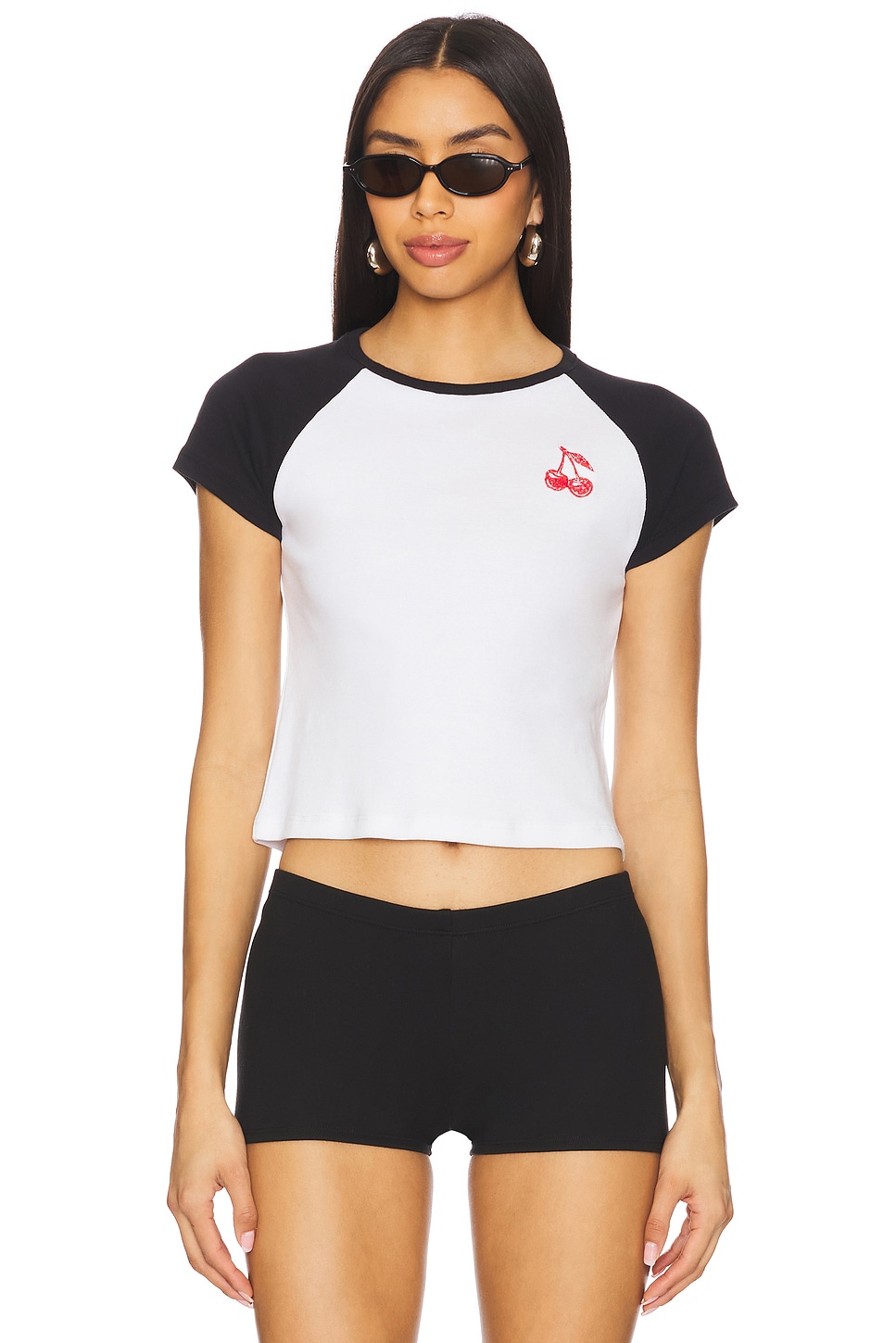 Junk Food Cherry Baby Raglan Tee