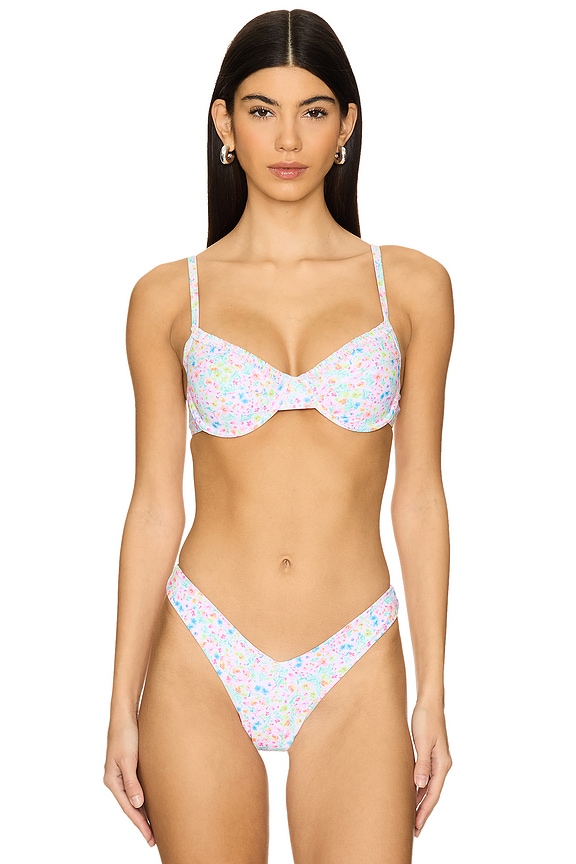 Kulani Kinis Double Ruffle Underwire Bikini Top