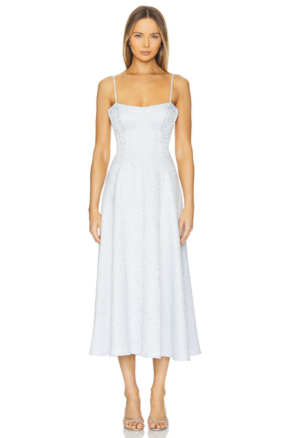 Line & Dot Penni Midi Dress
