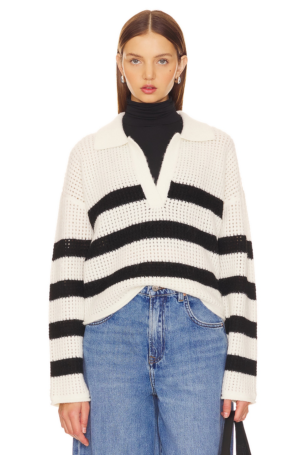 LNA Ari Stripe Sweater