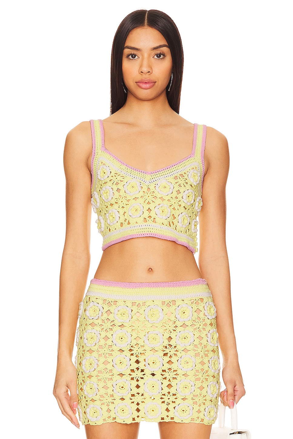 Lovers and Friends Meadow Crochet Top